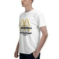 thumbnail image 5 of Mcdonald'S Logo Men'S Basic Short Sleeve T-Shirt Fad White Large, 5 of 8