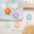thumbnail image 4 of Jumpingount Broches tejidos a mano flores accesorios de autoensamblaje accesorios Material de adorno de ropa adornos de hilo de joyería Accesorios de disfraces Blanco sin broche Jumpingount AP014467-06, 4 of 6
