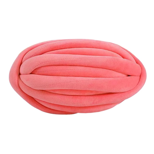 Hilo grueso y grueso, hilo jumbo, hilo lavable para tejer a ganchillo, hilo para tejer a brazo luz roja