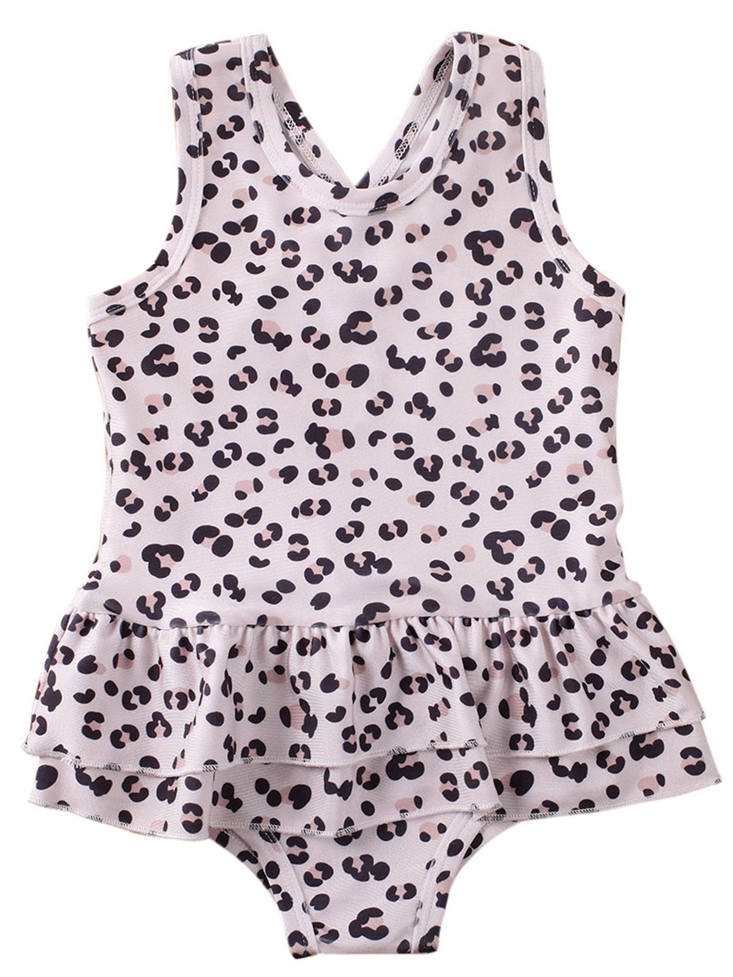 rainbow leopard print swimsuit