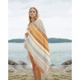 thumbnail image 2 of Orange Nordic Style Stripes Beach Towels Oversized Super Absorbent, Orange Grey Texture Lightweight Bath Towel Quick Dry Sets For Bathroom/Pool/Rv Camping/Beach Play/Gym Room/Picnic 23"x47", 2 of 8