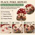 thumbnail image 6 of Whimsical Village 3D Fabric Poke Art Kit - Cottagecore Room Decor, 3D Fabric Poke Art Kit for Adults No Sew Press Technique Six Fantasy Styles Relaxing Creative Hobby, 6 of 8