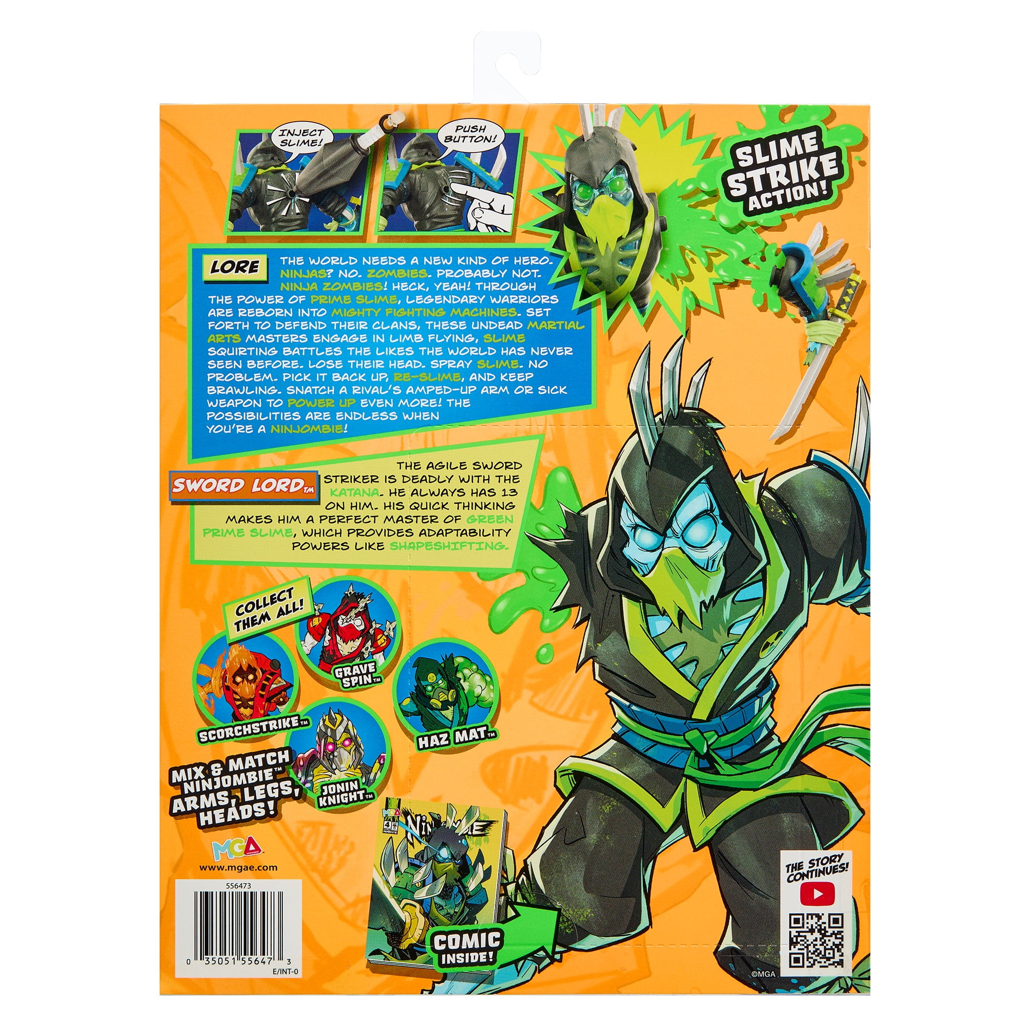 Ninjombie Action Figure - Sword Lord