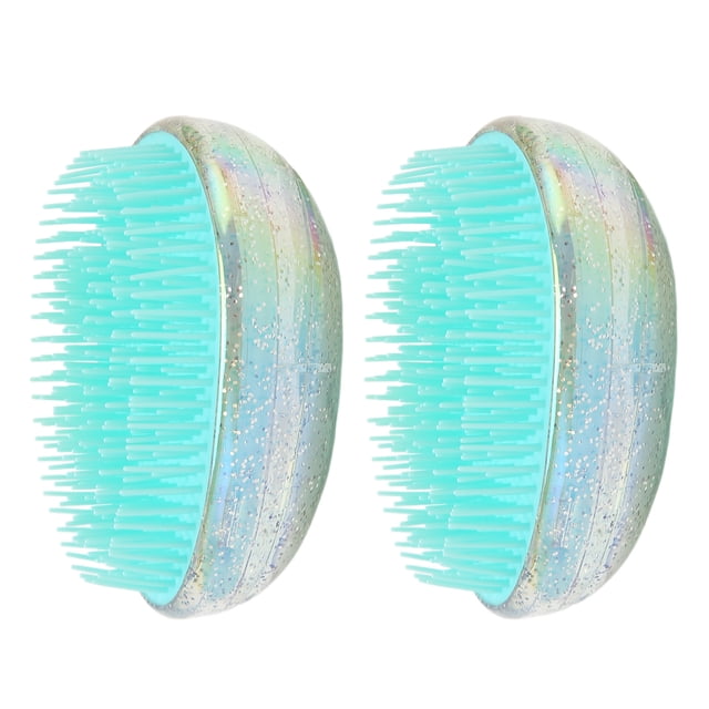 Cepillo para desenredar el cabello NikouMX 2 piezas forma redonda de huevo