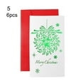 thumbnail image 1 of Koszal 6Pcs Xmas Gift Hollow Hanging Tag Christmas Holiday Present Name Card Label, 1 of 8
