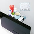 Cable Box Shelf for Wall Mounted TV, TV Top Shelf Mount on Desktop