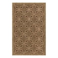 thumbnail image 3 of Unique Loom Outdoor Trellis Collection Area Rug - Spiral (3' 3" x 5' 1" Rectangle Light Brown/Brown), 3 of 7