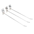 thumbnail image 1 of Slatwall Hook, Easy Installation Slat Wall Hanging Hook 20cm Wear Resistant Wide Application 50PCS Strong Load Bearing Aluminum Alloy  for Store, 1 of 7