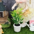 thumbnail image 4 of 2pcs Mini Potted Plants Dollhouse Plant Model Figures Miniature Potted Plants, 4 of 4