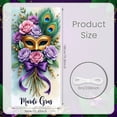 thumbnail image 2 of Purple Crawfish Mardi Gras Banner Colorful Beads Welcome Display Ornate Mask Gold Feathers Crawfish Backdrop for Mardi Gras Party Carnival Celebration New Orleans Event, 2 of 9