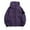 Purple, variant on jjayotai Multiple Pocket Jacket for Women 2024, Plus Size Solid Zip Up Hooded Outdoor Jackets Casual Trendy Fall Winter Coat Purple XXL