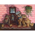 thumbnail image 2 of Kruskamp, Janet 18x15 Gold Ornate Wood Framed with Double Matting Museum Art Print Titled - Time Out, 2 of 4