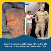 Smooth-On Rebound 25 Silicone Rubber - 2 Jars, 16 oz