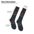 thumbnail image 4 of Fotbe Cartoon Sharks print Women's Men's Novelty Crew Socks Cotton Socks Knee High Socks for Walking,Running,Nurses,Pregnancy, 4 of 8