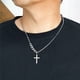 thumbnail image 4 of Collar De Cruz Para Hombres Cadenas Dijes Joyeria Inoxidable, 4 of 5