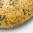 thumbnail image 3 of Designart Horloge Murale Rustique 'Visage Antique sur Parchemin', 3 of 6