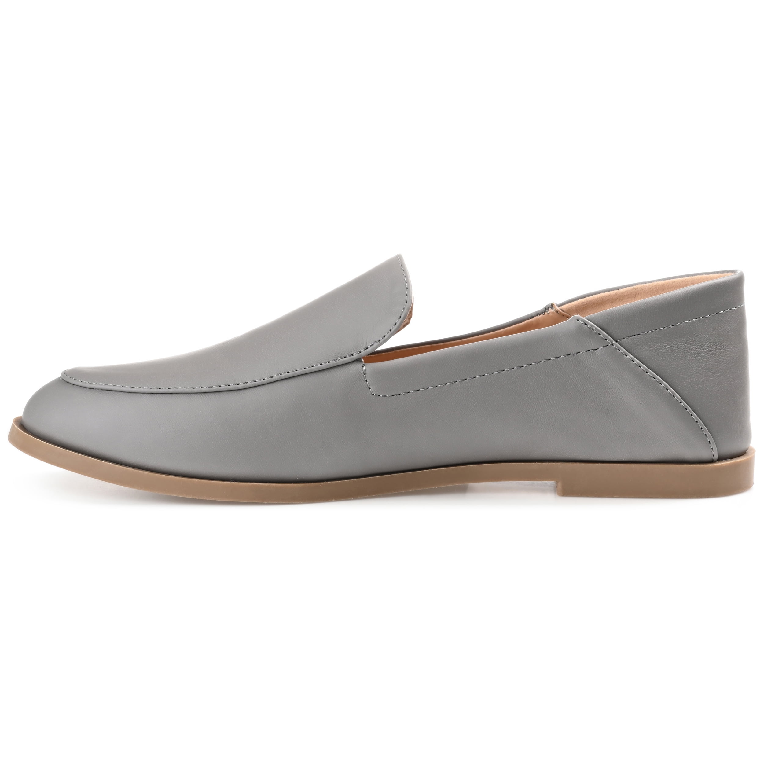 Journee Womens Corinne Slip On Almond Toe Loafer Flats, Widths Available
