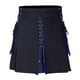 thumbnail image 3 of Hombres Cortos Pantalones Cortos Fastener Sólido Falda Plisada con Bolsillos Moda Casual, 3 of 5