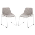 thumbnail image 2 of SAFAVIEH Alexis Mid-Century Dining Chair, Stone Grey, Set of 2, 2 of 13