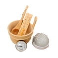 thumbnail image 2 of DOLITY Sauna Accessories Set s Lamp Milk Pail for Swimming Pool Home Round Lamp, 2 of 9
