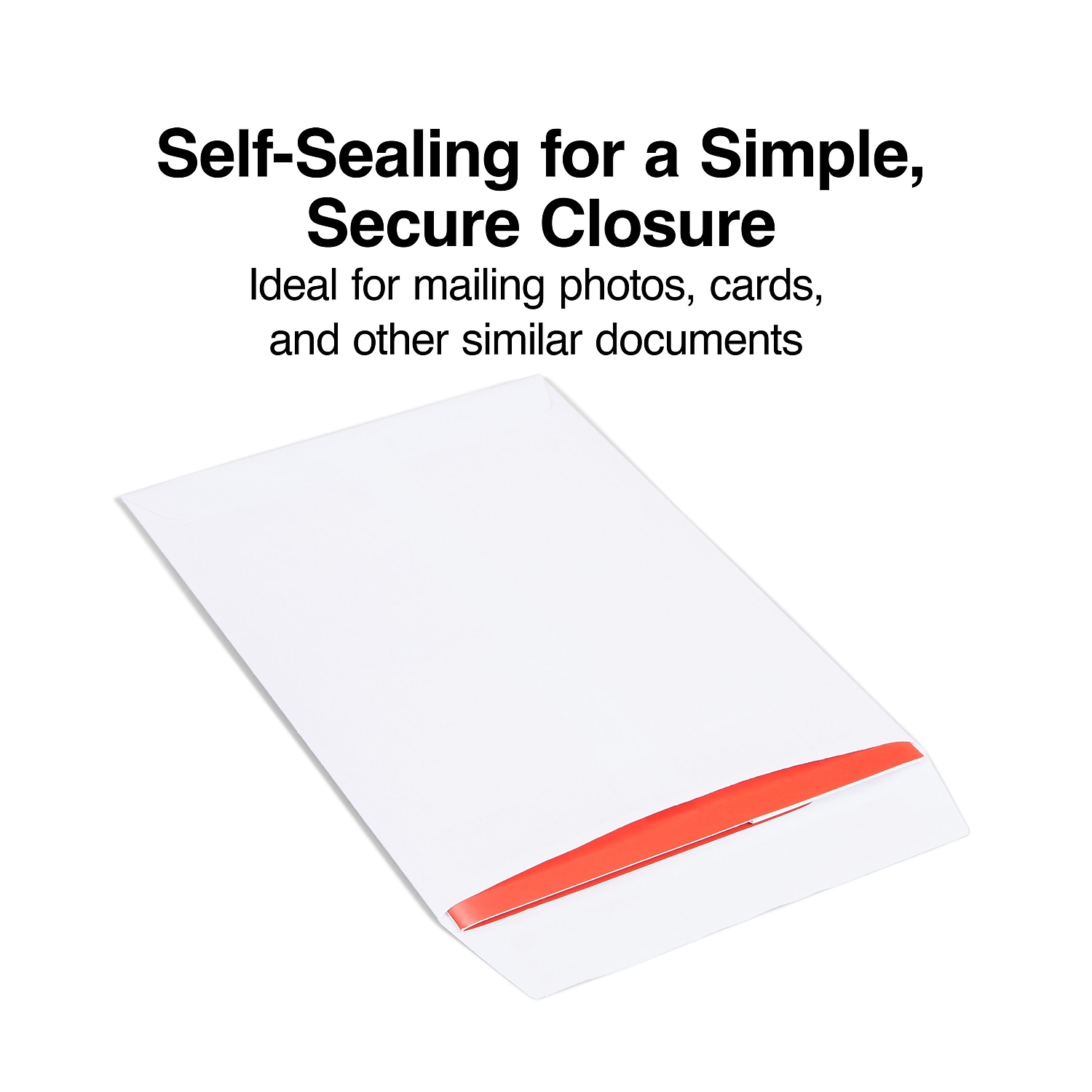Staples Self-Sealing Wove Catalog Envelopes 6" by 9" White 100/BX SPL609121