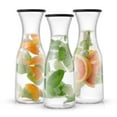 thumbnail image 1 of Carafe en Verre avec 6 Couvercles Hali - 36 oz - Ensemble de 3, 1 of 8