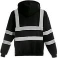 thumbnail image 5 of High Visibility workwear safety full zip hoodie reflective sweatshirt, 5 of 5