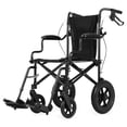 thumbnail image 1 of Silla de ruedas ultraligera Medwarm para adultos y niños. Peso: solo 10 kg. Silla de ruedas plegable con frenos de mano, reposapiés desmontables, reposabrazos abatibles y ruedas traseras de 30 cm. Col, 1 of 5
