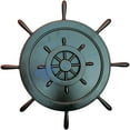 thumbnail image 1 of Double Decked Wooden Ship Wheel (Black On Black) - (36 Inches), 1 of 1