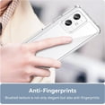 thumbnail image 3 of Case for Xiaomi Redmi Note 12 Phone Case Slim Dropproof [Defend from Drop/Scratch/Slip/Fingerprint] Clear Acrylic Hard Back Soft TPU Bumper Hybrid Phone Cover for Xiaomi Redmi Note 12-Crystal Clear, 3 of 16