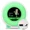 BAT-Z06E - Green base, micro USB plug, variant on ZOOPOND - Full-Color Mobile Display Alarm Clock for Kids, Kids Alarm Clock, Kids Night Light, Ok to Wake Clock, Wake Up Light, Toddler Clock GRO Clock Z06F (Green base, AC Plug)
