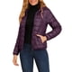 thumbnail image 1 of Chaqueta acolchada para mujer Inspire Chic con cuello alto, ligera, con capucha y cierre, talla XL, color púrpura, 1 of 6