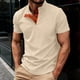thumbnail image 1 of Ceisia Men's Slim Fit Short Sleeve Cotton Polo Shirt Multi-Color Ribbed Stand Collar Spring Summer Shirt Gift, 1 of 9