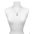 thumbnail image 3 of Delight Jewelry Silvertone Domed Black MPharm Lord Guide Me Charm Bead, 3 of 4