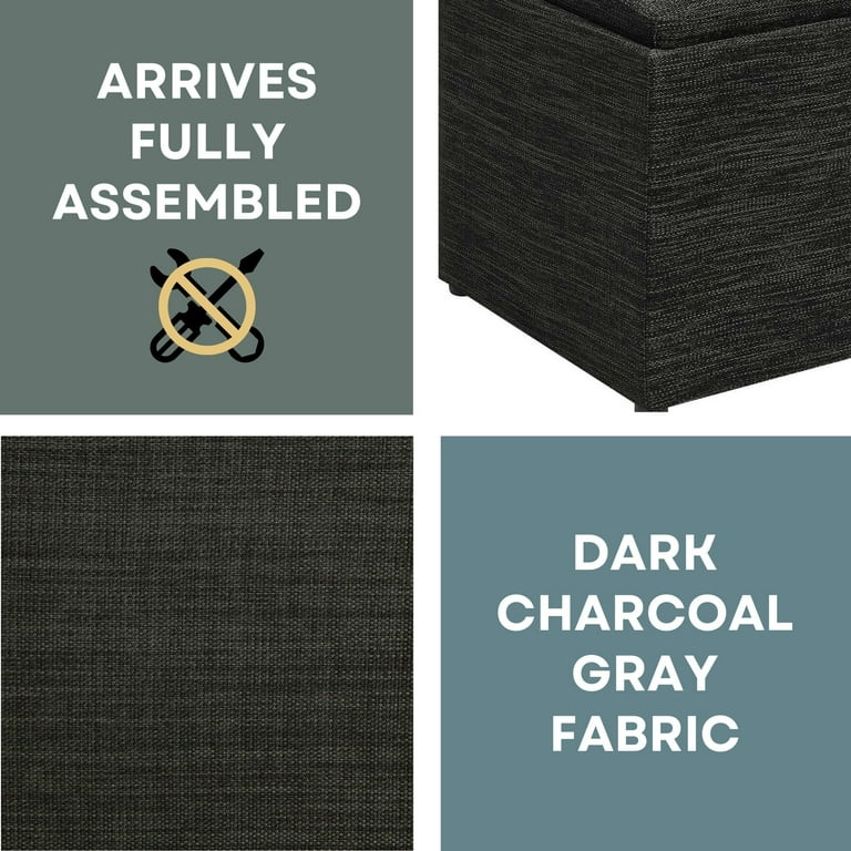 Convenience Concepts Designs4Comfort Accent Storage Ottoman with  