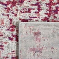 thumbnail image 6 of SAFAVIEH Madison Flowers Vintage Abstract Area Rug, Beige/Wine, 5'3" x 7'6", 6 of 7
