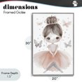 thumbnail image 4 of Stupell Industries Eclectic Sweet Butterfly Fairytale Princess Gray Framed Giclee Art, 20 x 30, by Creative Studio, 4 of 8