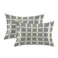 thumbnail image 3 of Ryvnso Satin Pillowcase Checkered Grid-d7 Pillow Cases Standard Size 26x20in, 3 of 6