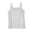 thumbnail image 2 of Girls Tank Top Solid Sleeveless Undershirts Cami Scoop Neck Undershirts Soft Dance Tank Tops for Toddler 3-14 Yearss, 2 of 3