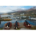 thumbnail image 2 of Su, Keren 32x23 Black Ornate Wood Framed with Double Matting Museum Art Print Titled - Cannon artillery overlooking the harbor-Qeqertarsuaq-Greenland, 2 of 4