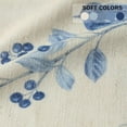 thumbnail image 5 of Kitchen Window Tier for Dining Room Classic Blue, Energy Saving Decorative Small Windows Tiers Curtains and Drapes for Studio Bedroom, 2 Panels, 30 x 36, 5 of 6