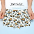 thumbnail image 3 of Yiaed Excavator Print Boys' Boxer Briefs Cotton Casual Stretch Comfort Boys Boxers - Kids Boxer Briefs Underwear for Boys (6-18)-X-Large, 3 of 5