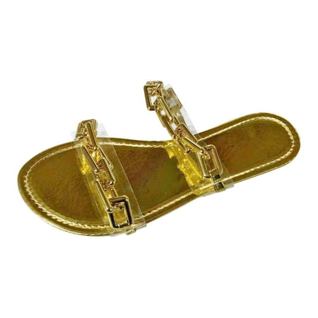 

nsendm Womens Non Slip Slippers Fashion Women s Color Shoes Outdoor Breathable Casual Slippers Warm Womens Slippers Gold 7.5