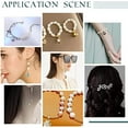 thumbnail image 4 of Freshwater Pearl Beads 110pcs 5 Styles 6-10mm Oval Crafting Pearl Beads White Rice Pearl Loose Beads with 0.5~0.7mm Hole for Earrings Bracelets Necklaces Jewelry DIY Crafts Making, 4 of 7