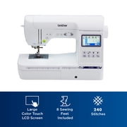 Brother SE1900 Computerized Sewing and Embroidery Machine with 240 Built-in Designs