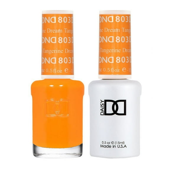 DND Nail Polish Gel & Matching Lacquer Set Duo 803 Tangerine Dream