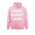 thumbnail image 4 of SHHH NOBODY CARES Camiseta Sudaderas Manga Larga Ocio 2021 Descuento Día de la Madre Joven Sudaderas con Capucha Estilo Chino Ropa Deportiva, 4 of 5