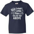 thumbnail image 3 of Inktastic Brave Smart Loyal Kind Fun Loved All of the Above Youth T-Shirt, 3 of 5