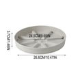 thumbnail image 3 of Thickened Plastic Flower Pot Saucer Round Water Tray for Succulents Potted Plants Breathable Base Control, 3 of 6