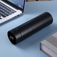 thumbnail image 3 of Botella LED 500 Ml Con Pantalla Temperatura Acero Inoxidable 304 (negro), 3 of 9
